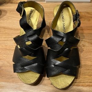 Franco Sarto Strappy heeled sandals. Excellent condition size 6.5